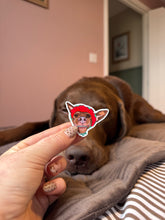 Load image into Gallery viewer, Hectorthechocolabo Inspector Hector AND Strawberry Heccy sticker pack
