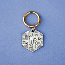 Load image into Gallery viewer, Gold circle carabiner
